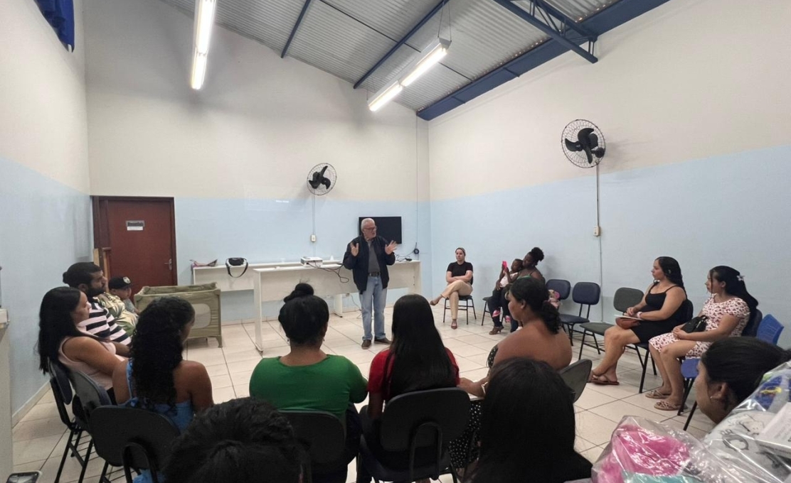 Saúde promove segundo encontro de gestantes com foco em nutrição e saúde bucal