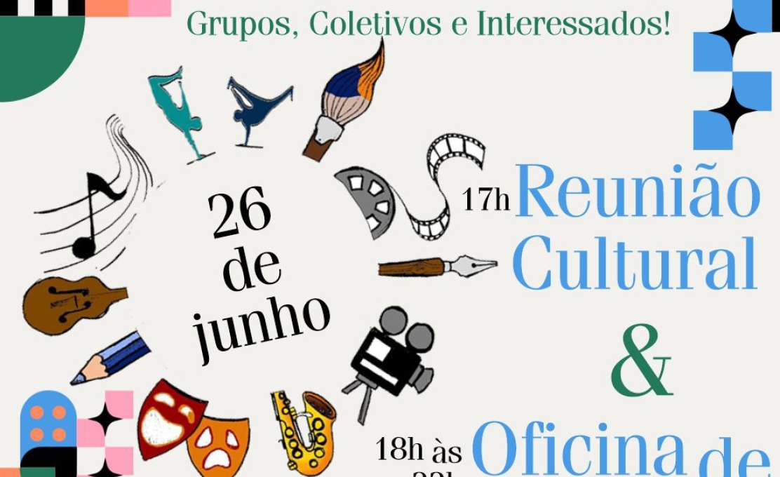 Reunião Cultural e Oficina de Projetos acontecem no dia 26 de junho em Santa Rosa de Viterbo