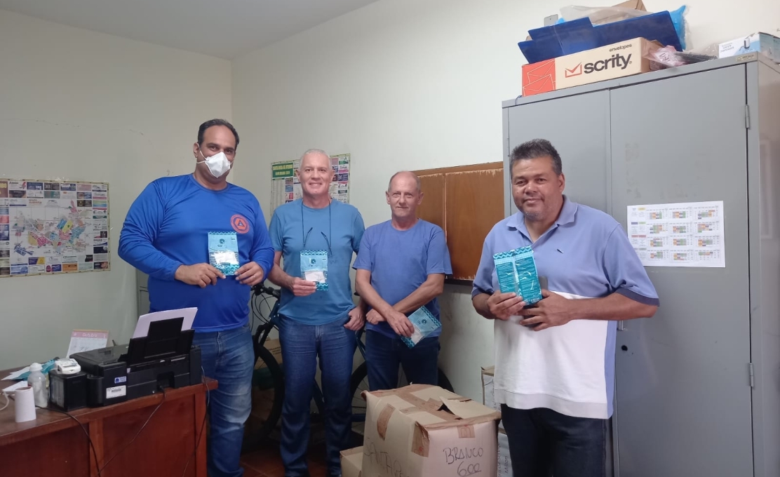 Santa Rosa de Viterbo recebe doação de 3 mil máscaras