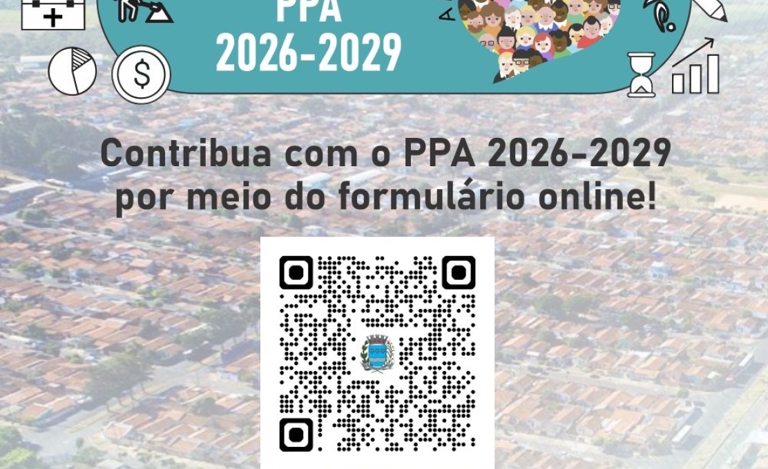 Últimos dias para enviar sua sugestão ao PPA 2026-2029 de Santa Rosa de Viterbo