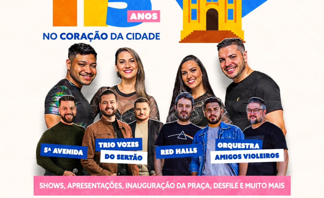 Programação do Aniversário de 115 anos de Santa Rosa de Viterbo!