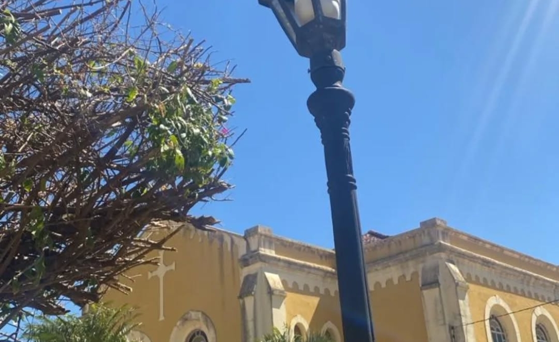 Vandalismo na Praça Matriz
