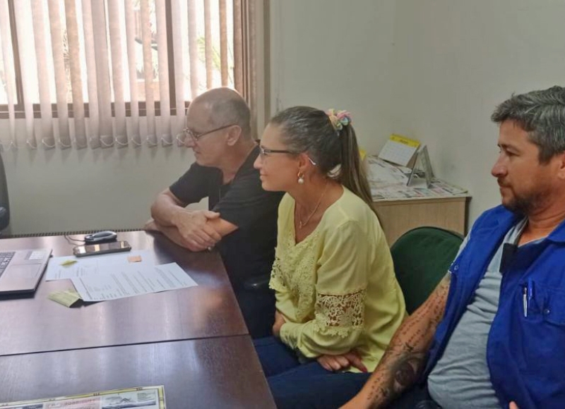 Defesa Civil de Santa Rosa de Viterbo se reúne com o Gaema para discutir ações de prevenção às queimadas