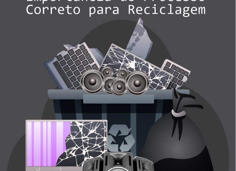 Descarte de Eletrônicos nos Contêineres do Ecoponto