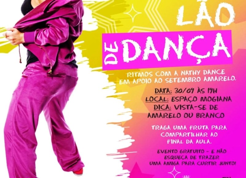 Convite: Aulão de Dança – Projeto Municipal de Dança Livre