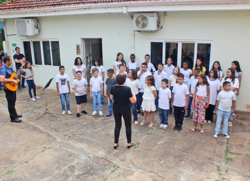 Neste sábado tem apresentação do Coral do Guri na Feira da Mogiana