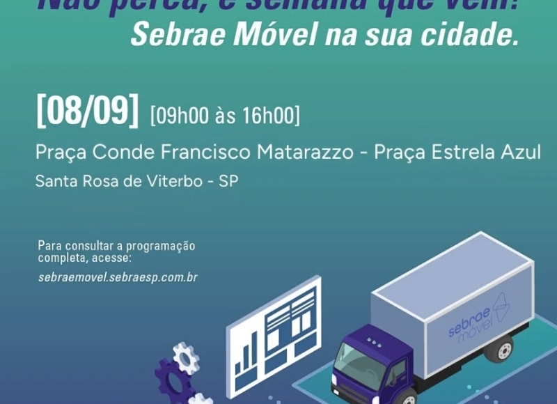 Conheça o Sebrae Móvel: sua porta de entrada para o empreendedorismo no seu município!