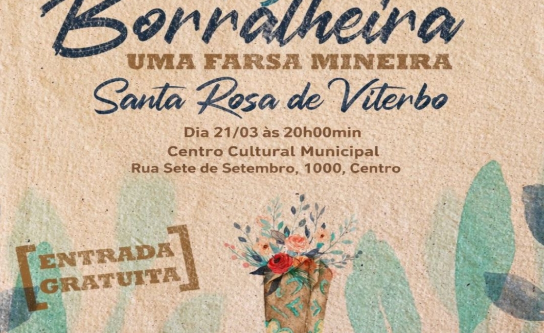 Santa Rosa de Viterbo recebe neste sábado a peça “A Gata Borralheira – Uma Farsa Mineira”