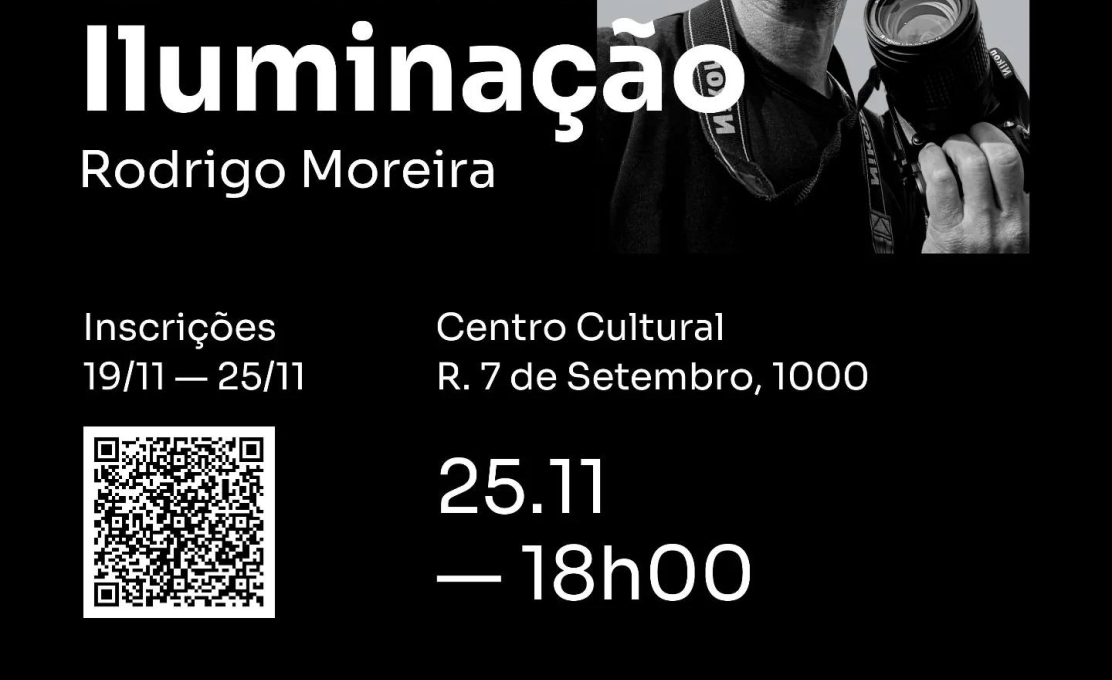 Inscrições abertas para Oficina de Iluminação