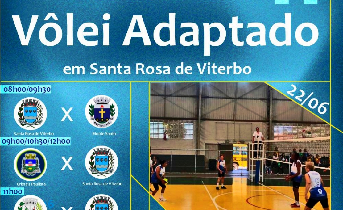 Festival de Vôlei Adaptado em Santa Rosa de Viterbo