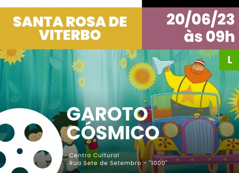 Sessões de Cinema do mês de junho