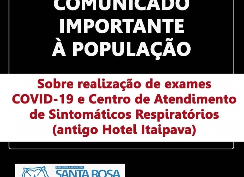 Comunicado Importante