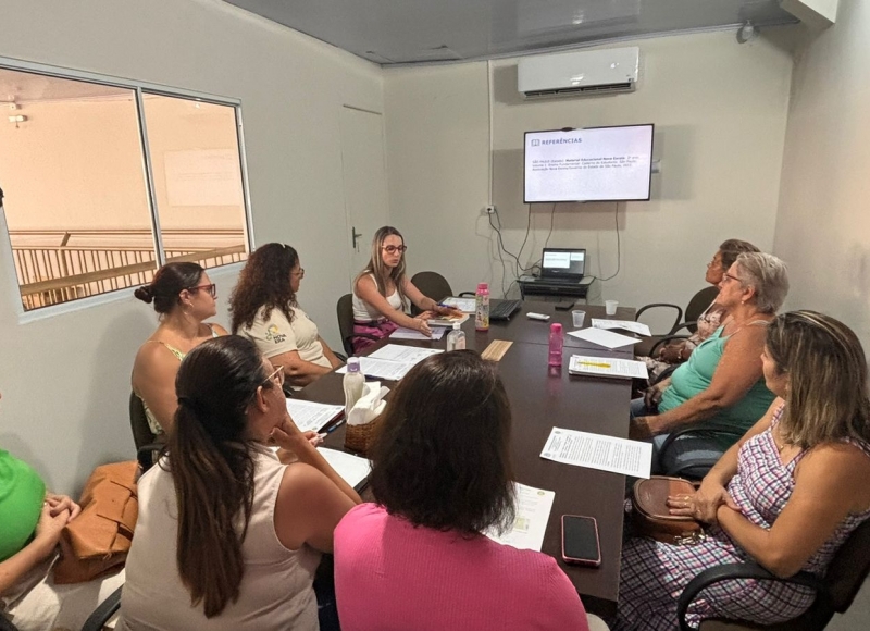 Recomposição das Aprendizagens esteve em pauta de reunião entre o Setor de Programas Educacionais e Gestoras de Escolas