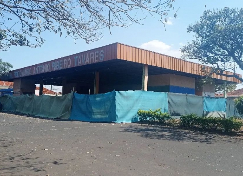 Obras no Terminal Rodoviário 