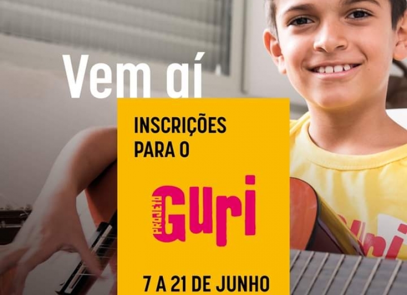 PROJETO GURI: INSCRIÇÕES ABERTAS