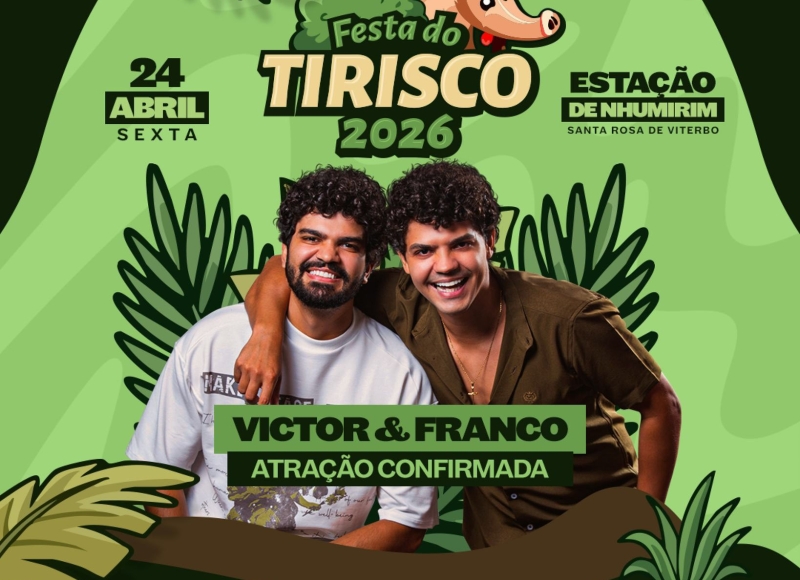 Festa do Tirisco 2026: PRIMEIRA ATRAÇÃO CONFIRMADA!