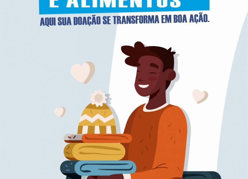 Fundo Social de Solidariedade inicia campanha de agasalhos e alimentos