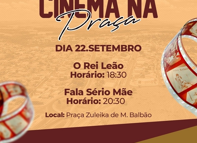 Prefeitura exibirá dois filmes nesta quarta-feira (22) 