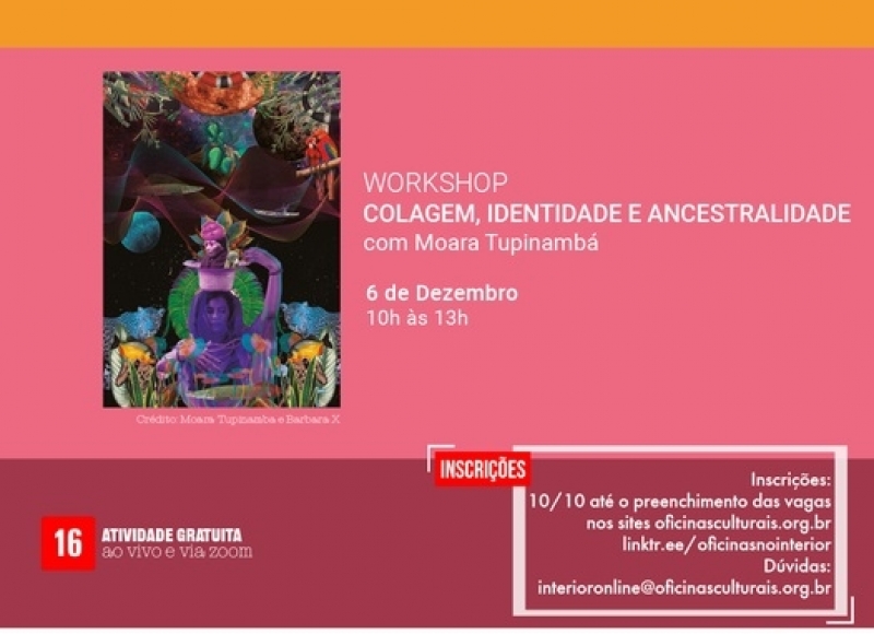 WORKSHOP: COLAGEM, IDENTIDADE E ANCESTRALIDADE