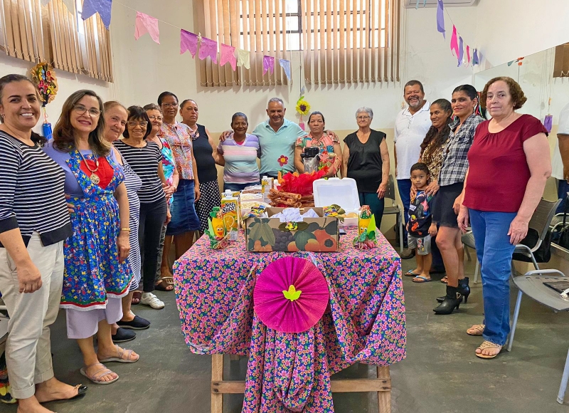 Festa Junina reúne o Grupo de Mulheres do Serviço de Convivência e Fortalecimento de Vínculos do CRAS