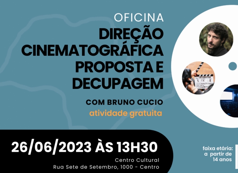 Oficina gratuita de Direção Cinematográfica