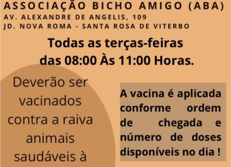 Informe-se sobre a vacinação antirrábica animal para cães e gatos