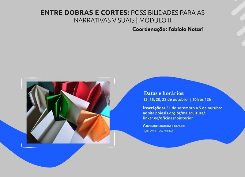 Oficina “Entre dobras e cortes” abre suas inscrições