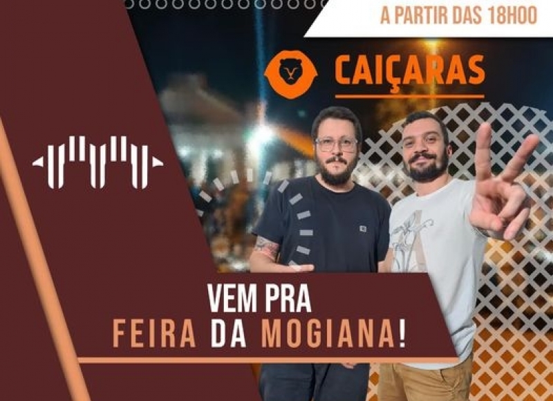 A Feira da Mogiana terá Forró, Reggae e Pop Rock nesta quinta-feira.