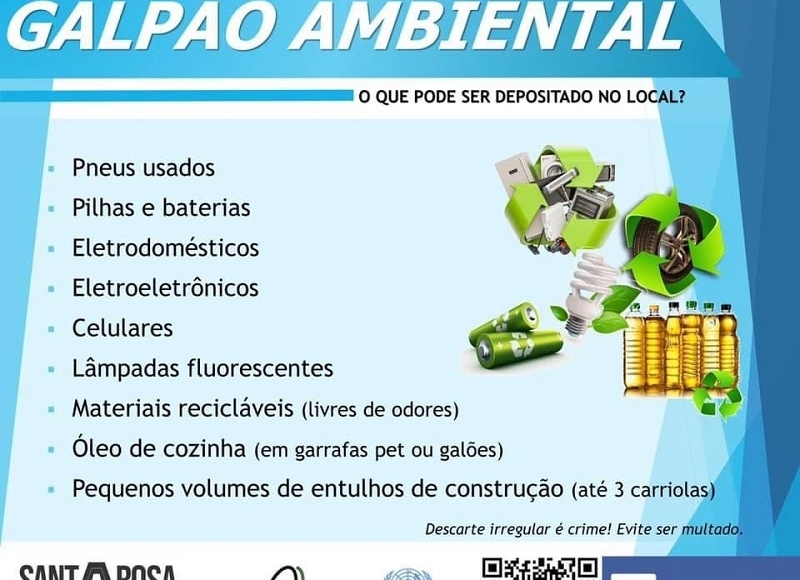 Galpão Ambiental recebe descarte de eletrônico