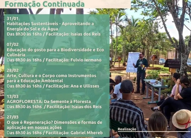 Segundo ciclo de formação do Programa de Educação Ambiental de Santa Rosa de Viterbo