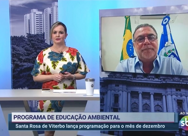 Programa de Educação Ambiental da Administração do Prefeito Omar Nagib foi pauta do Telejornal SBT Verdade