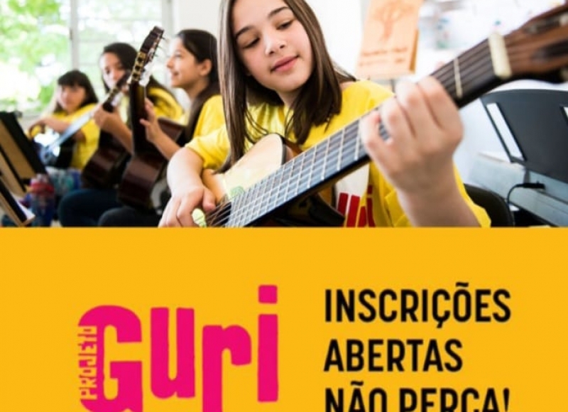 Projeto Guri - Matrículas para os Cursos de Música começam dia 29 de janeiro