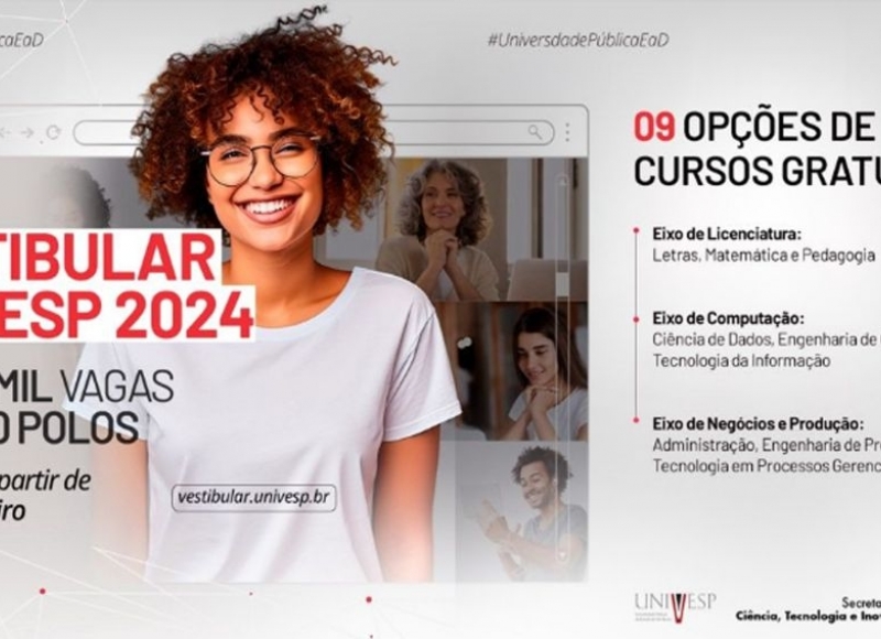 Vestibular UNIVESP 2024: Vagas em Santa Rosa de Viterbo-SP