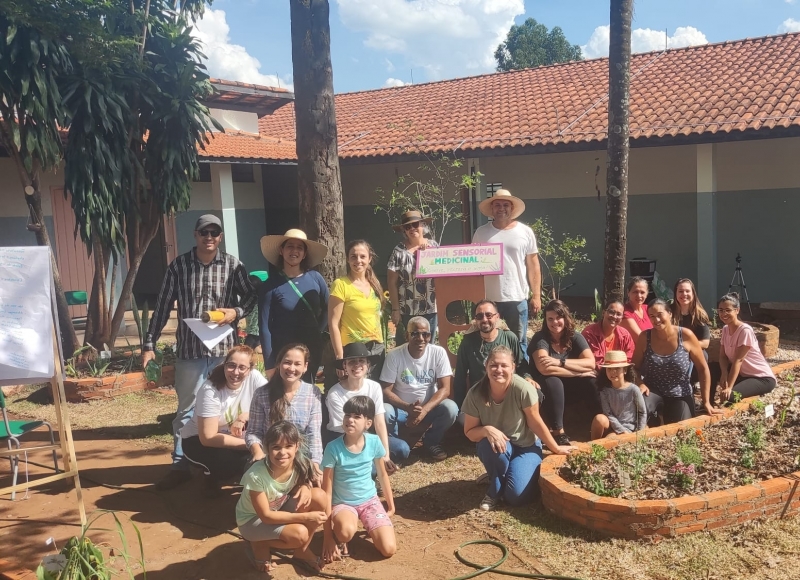 Escola de Educação Ambiental de Nhumirim inaugura Jardins Sensoriais Medicinais