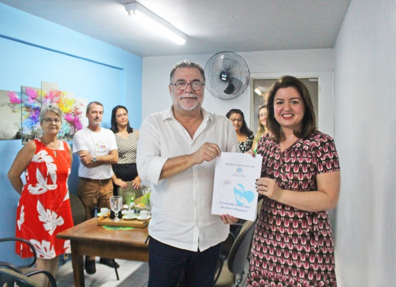 Prefeito Omar Nagib apresentou o Projeto de construção do CAEE para a Deputada Estadual Andréa Werner