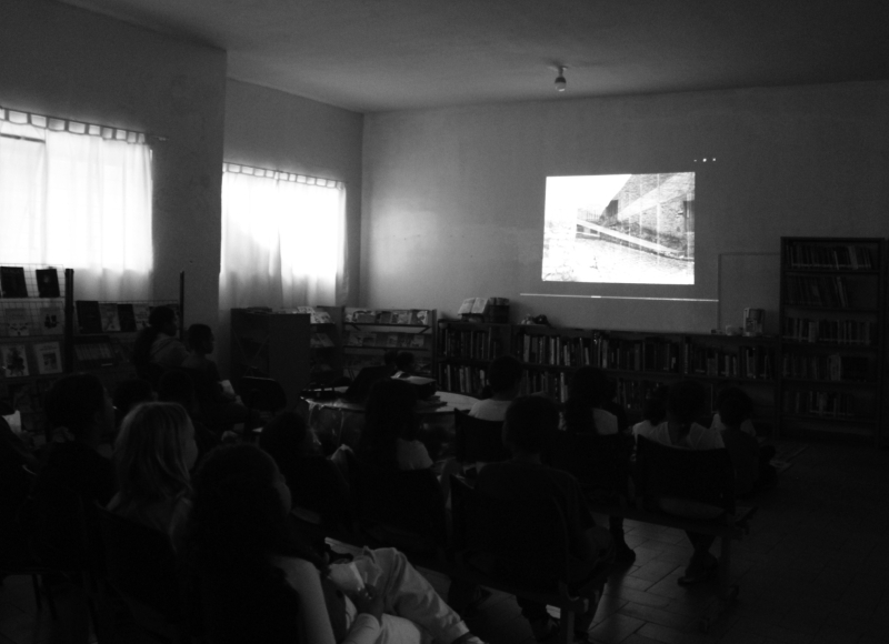 Cinema na Biblioteca: Alunos do Recriança assistem exibições do Festival Mazaroppi