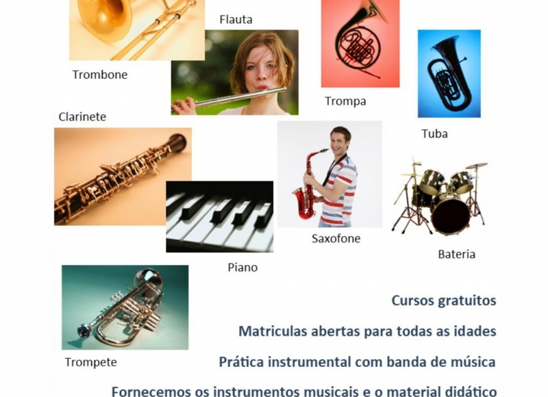 Aulas de música de graça na Estação da Cultura