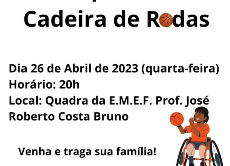 Hoje tem jogo de Basquete em Cadeira de Rodas