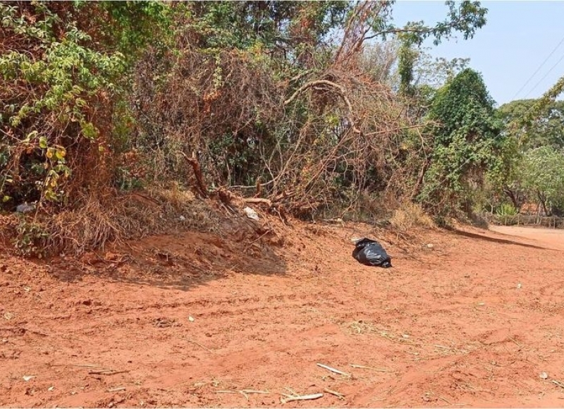 Descarte irregular de lixo em local inapropriado continua acontecendo e está sendo flagrado por câmeras de segurança 