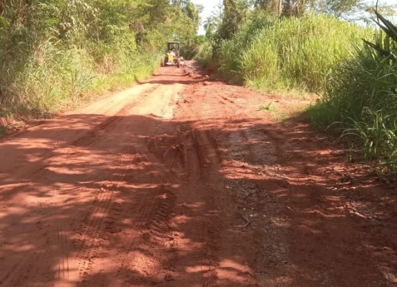 Manutenção na Estrada SRV-096