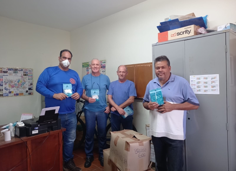 Santa Rosa de Viterbo recebe doação de 3 mil máscaras