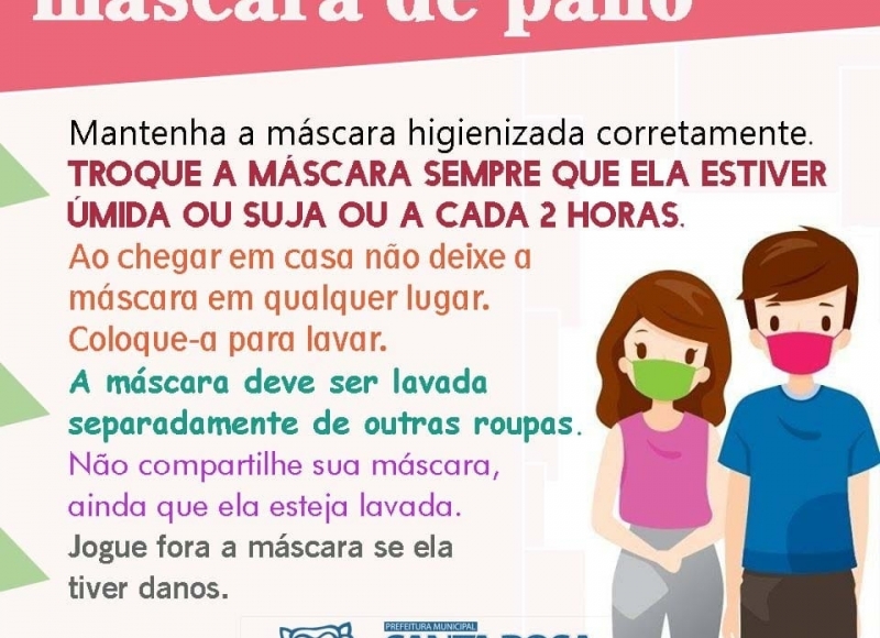 OS ALERTAS MAIS IMPORTANTES DESTE MOMENTO: FICAR EM CASA E USAR MÁSCARA (QUANDO PRECISAR SAIR)