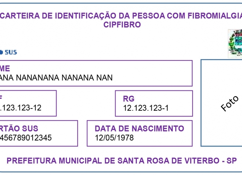 Prefeitura já disponibiliza carteirinha para portadores de fibromialgia