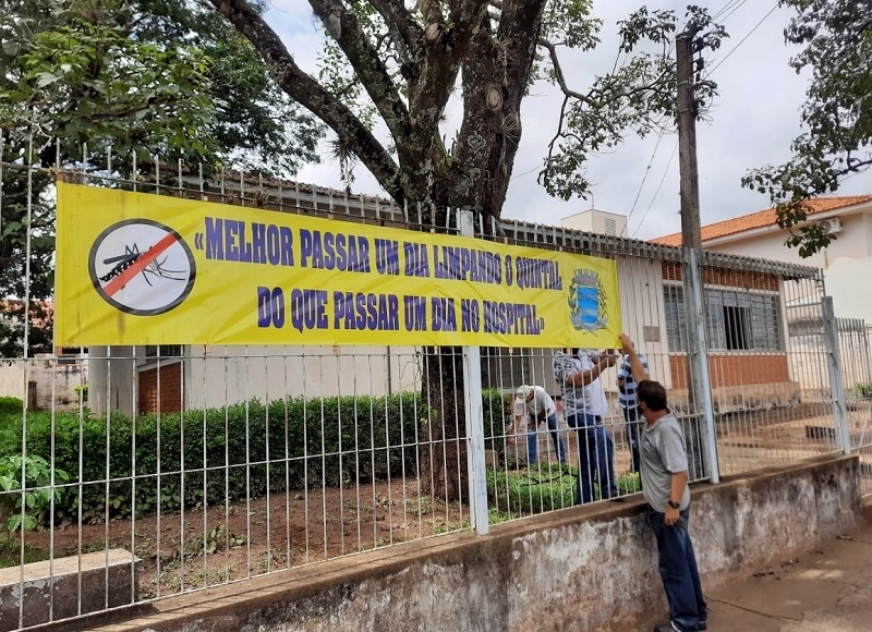 Controle de vetores realiza trabalhos contra a dengue em pontos estratégicos