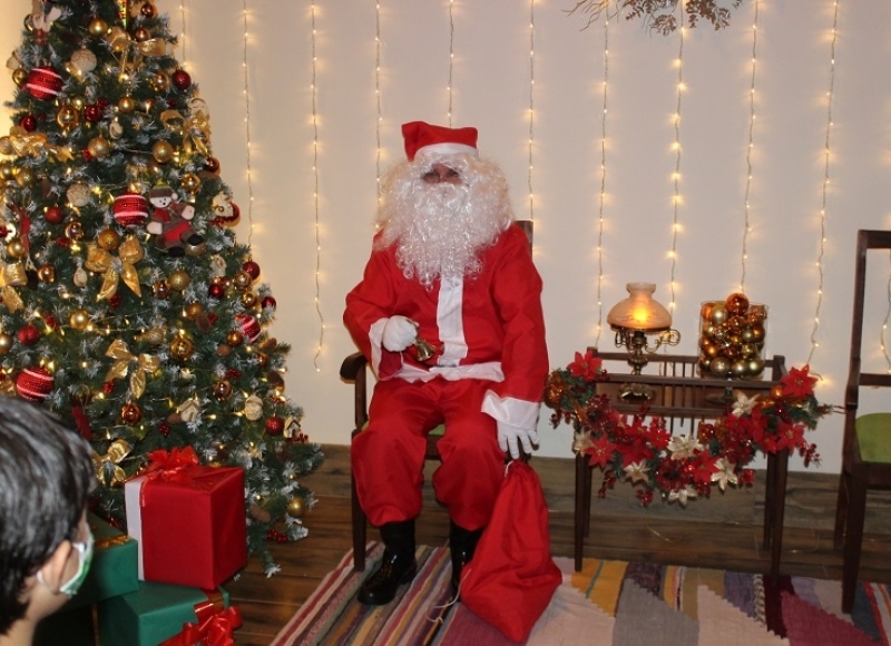 Mais de três mil pessoas já visitaram a Casinha do Papai Noel