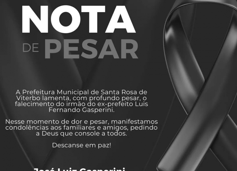 Nota de Pesar