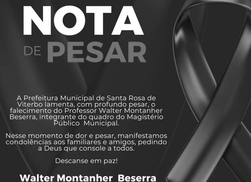 Nota de Pesar