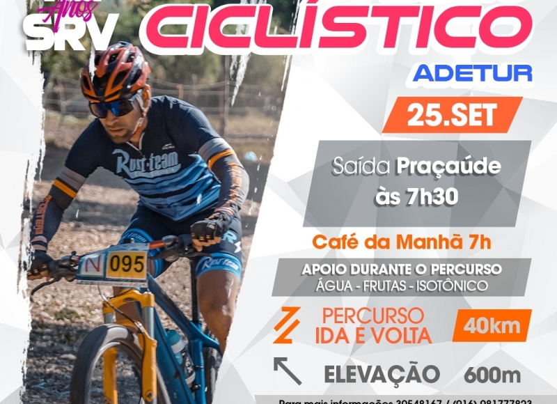 Anote aí: Dia 25 de Setembro tem Passeio Ciclístico!!! 