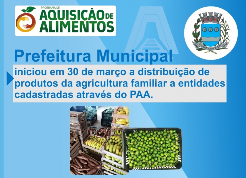 Distribuição de Produtos da Agricultura Familiar