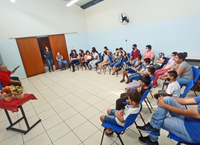 Alunos do Projeto Guri participaram de Palestra sobre a história das Companhias de Reis